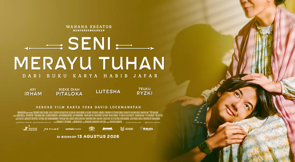 Jadwal bioskop Transmart Tasikmalaya XXI hari ini, Kamis 13 Agustus 2026. Seni Merayu Tuhan tayang perdana dengan lima jadwal. (Dok. Cinema21)