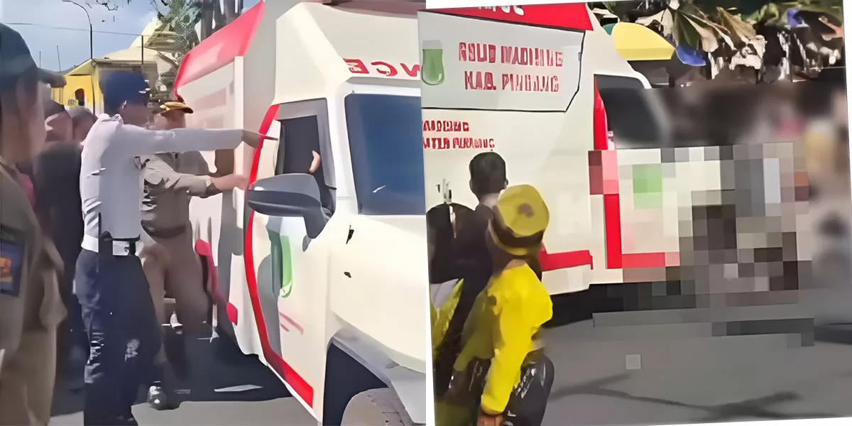 Ambulans tabrak bocah 10 tahun saat karnaval HUT RI di Pinrang. Polisi menyebut sopir sedang membawa pasien darurat ibu hamil ke rumah sakit. (Instagram.com/@feed_jakarta)