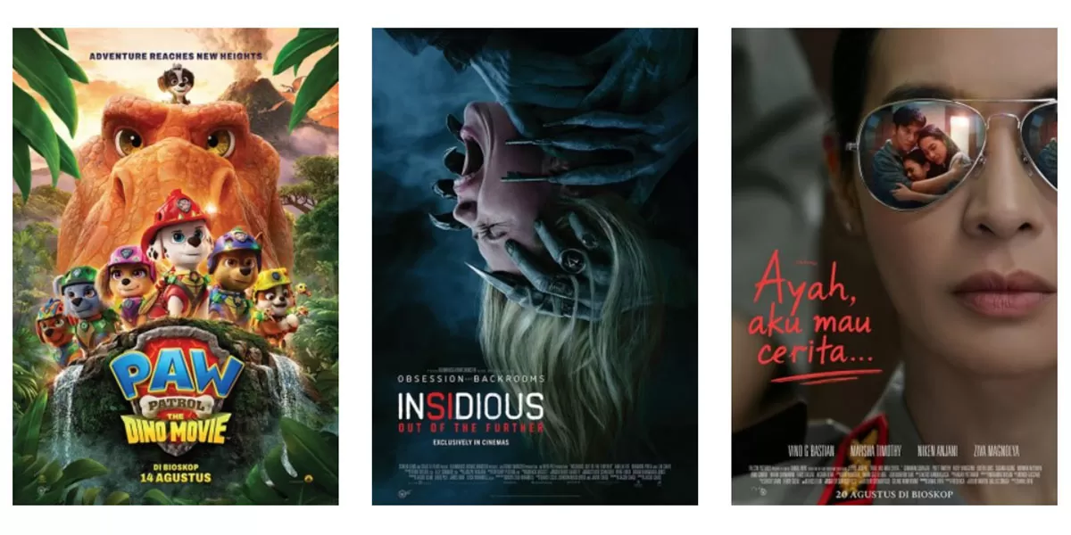 Film terbaru telah tersedia pada jadwal bioskop Tasik XXI Plaza Asia dan Transmart hari ini, Jumat, 21 Agustus 2026. (Dok. Cinema21)