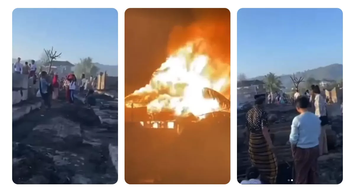 Kronologi Kebakaran Kampung Adat Sade Lombok bermula dari dugaan api di dapur warga. Kobaran cepat meluas hingga 129 rumah hangus dan 320 warga terdampak. (Instagram.com/cretivox)
