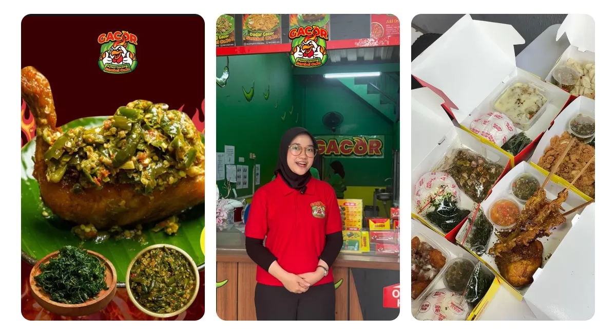 Ayam Gacor Cibinong Bogor bisa jadi pilihan makan hemat dekat CCM. Ada ayam cabe ijo Rp19 ribu, cumi gacor, aneka sambal dan menu lainnya. (Instagram/ayamgacor.indonesia)