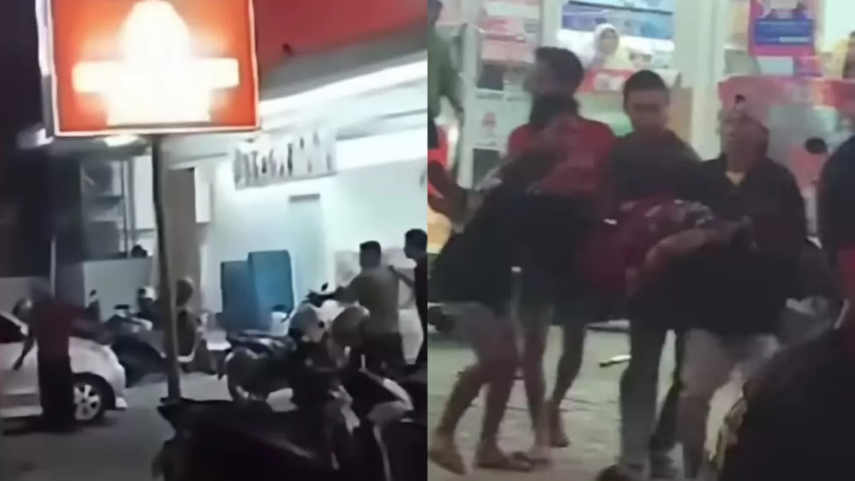 Penembakan jukir liar di Palu diselidiki Polresta Palu. Perkelahian di toko ritel melibatkan sajam dan pria diduga polisi, kasus ditangani dan dikaji. (Instagram/mkkp_sulteng - _maafbingung27)