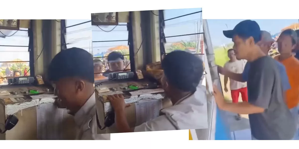 Palang pintu Dekoro Pekalongan tak ditutup saat kereta melintas. KAI menyebut petugas telah ditindak dan diganti usai kejadian viral. (Instagram/railfanssindo)