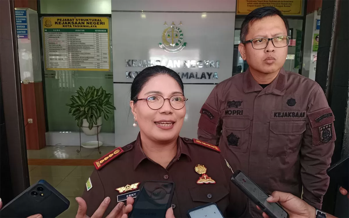 Kajari Kota Tasikmalaya Erny Veronica Maramba S.H., M.Hum menegaskan komitmen Kejaksaan memperkuat penegakan hukum yang berintegritas, adil, dan humanis. (Dok. AMS)