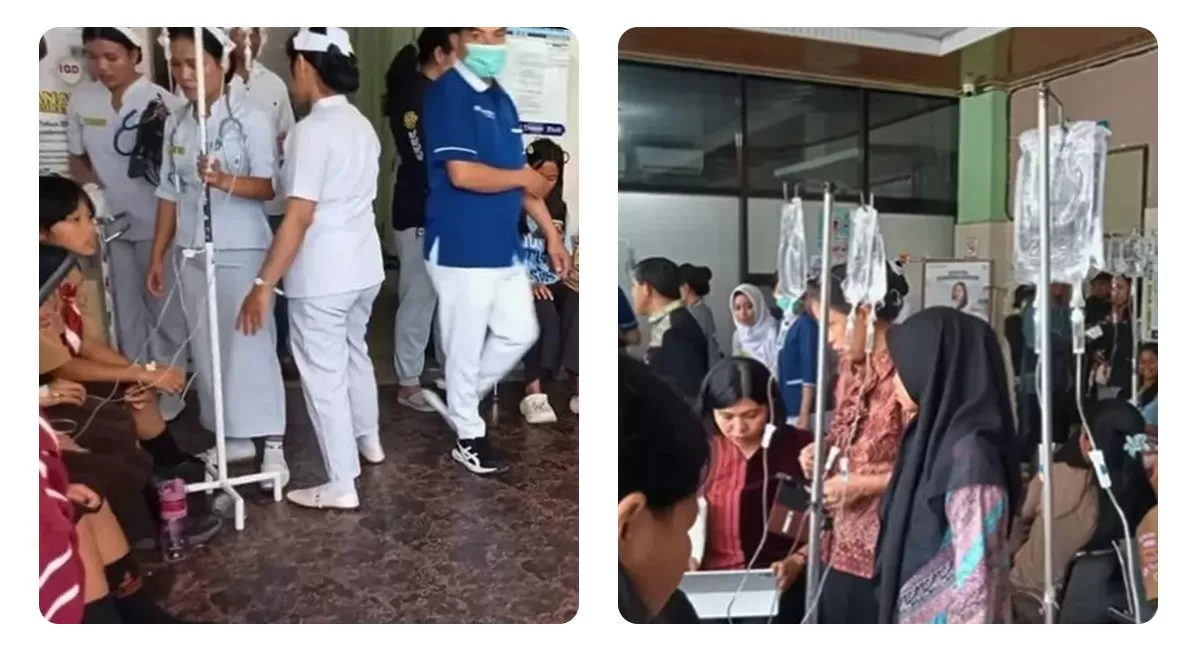 Sebanyak 136 siswa SMP di Makale Tana Toraja diduga keracunan MBG. Mereka mengalami mual, sakit perut hingga lemas dan dirawat di tiga rumah sakit. (Instagram/tanatorajakab)