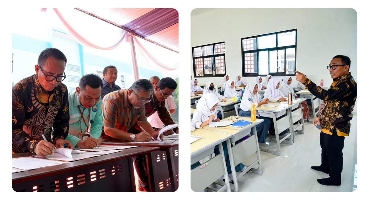 Kepala Dinas Pendidikan Jawa Barat Purwanto menyampaikan 32 SMK Negeri di Jawa Barat menggandeng 64 perusahaan, untuk memperkuat kompetensi siswa agar lebih siap menghadapi dunia kerja. (Dok. Kominfo Jabar)
