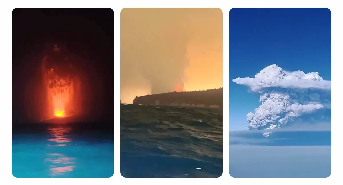 Gunung Anak Krakatau kembali erupsi. BRIN menyoroti kolom asap yang diprediksi mencapai 13 km, sementara warga diminta menjauh 3 km. (Instagram.com / halokrw - bantenraya - _yusufmuhammad)