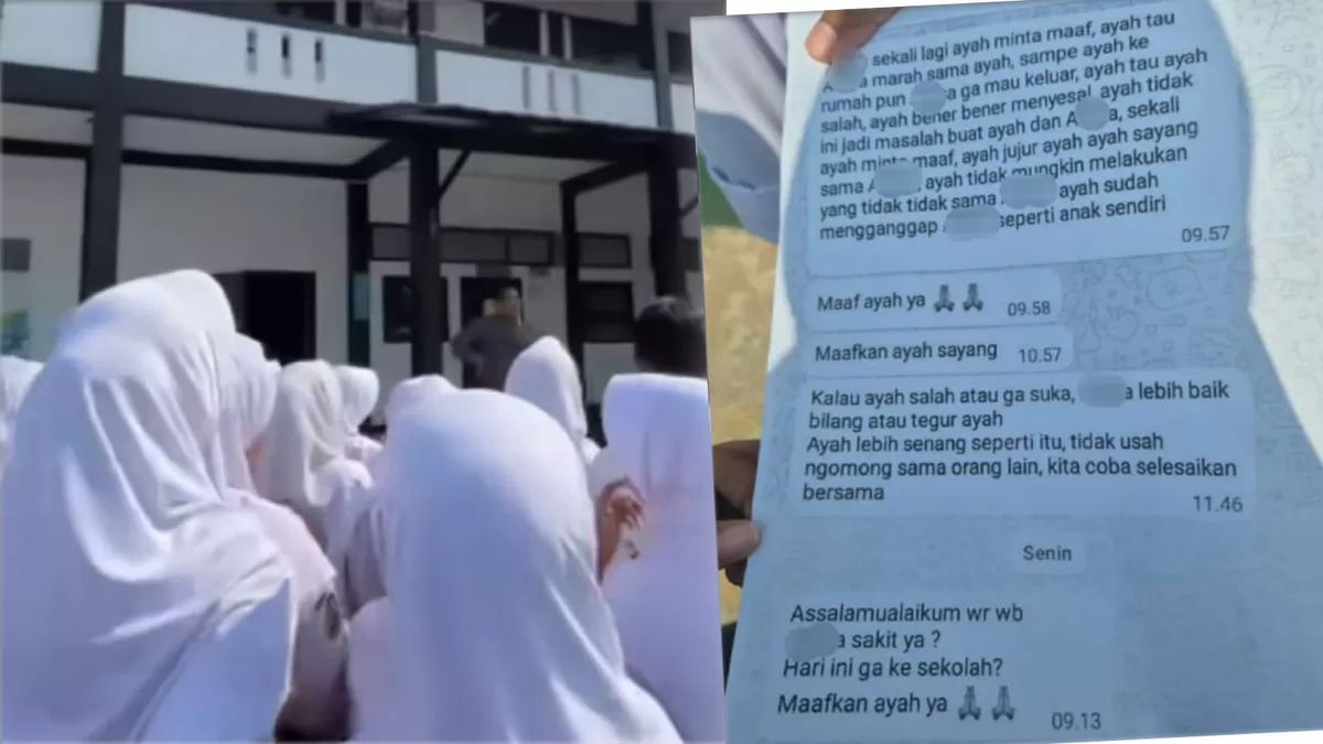 Kasus dugaan pelecehan di SMAN 1 Pamanukan memasuki babak baru. Oknum guru AT kini menjadi tersangka dan ditahan di Rutan Mapolres Subang. (Instagram/infojalurpantura_)