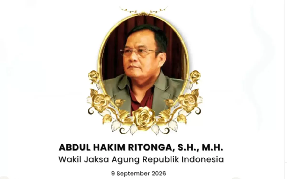 Abdul Hakim Ritonga tutup usia pada 9 September 2026. Eks Wakil Jaksa Agung ini memiliki perjalanan panjang di Korps Adhyaksa. (Dok. komisikejaksaanriofficial)