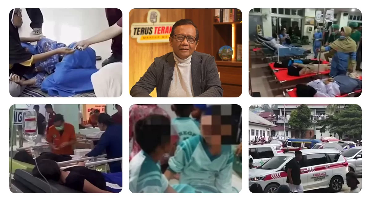 Mahfud MD menyoroti kasus keracunan MBG dan mendesak SPPG yang menjadi penyebabnya diproses hukum, bukan hanya mendapat teguran. (YouTube/Mahfud MD Official - tangkapan layar mediapriangan.com)