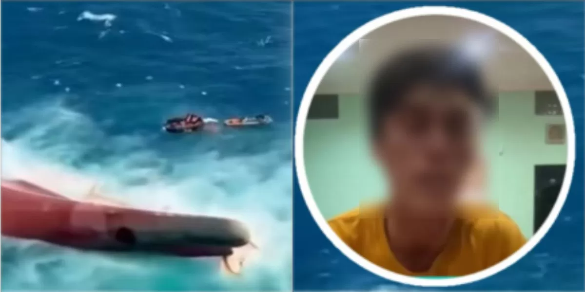 Rinto, penumpang KM Virgo yang selamat, menceritakan kapal oleng hingga terbalik dan dirinya bertahan memakai pelampung di tengah laut. (Instagram.com/@pendakilawas)