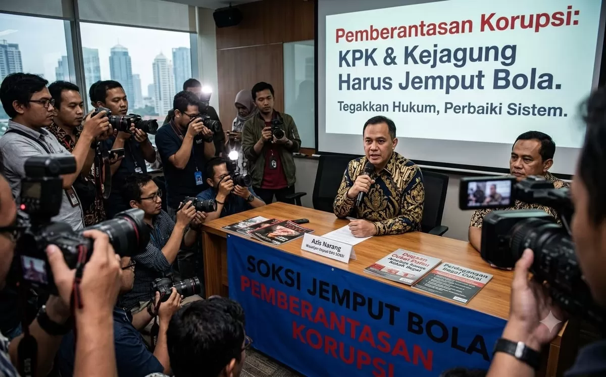 Wasekjen SOKSI Azis Narang menanggapi pemberitaan viral akhir-akhir ini tentang investigasi Bocor Alus serta Mingguan Tempo edisi 13 September 2026 mengenai dugaan peredaran rokok ilegal dan perdagangan pita cukai palsu. (Ilustrasi by AI)