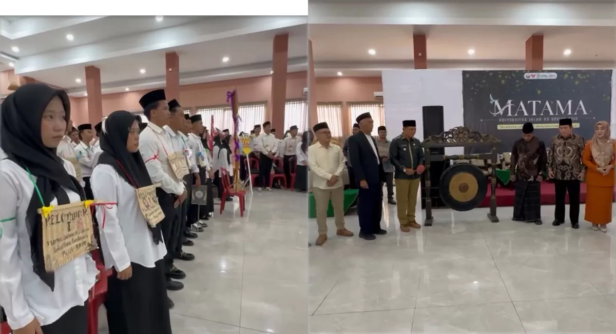 Wakil Bupati Tasikmalaya menghadiri MATAMA Universitas Islam KH Ruhiat Cipasung, Selasa 15 September 2026, sekaligus memberi pesan bagi mahasiswa baru. (Dok. Prokompin )