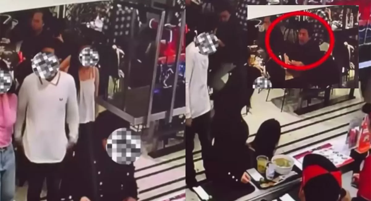 Rekaman CCTV wanita ditendang saat antre makanan di mal Jakpus viral. Polisi mengecek CCTV, korban belum melapor karena masih trauma. (Threads/trashygoddess)