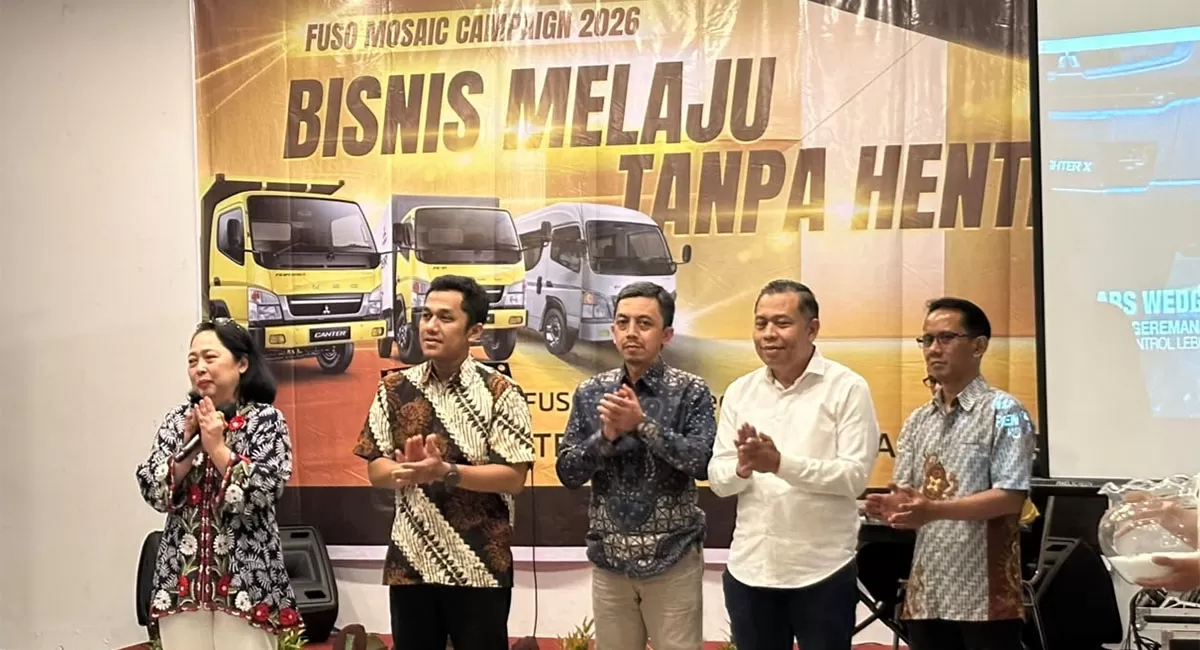 Fuso Mosaic Campaign 2026 di Tasikmalaya mempertemukan nasabah Mitsubishi Fuso dari Priangan Timur dengan konsep Bisnis Melaju Tanpa Henti. (Dok. Dipo Tasikmalaya)