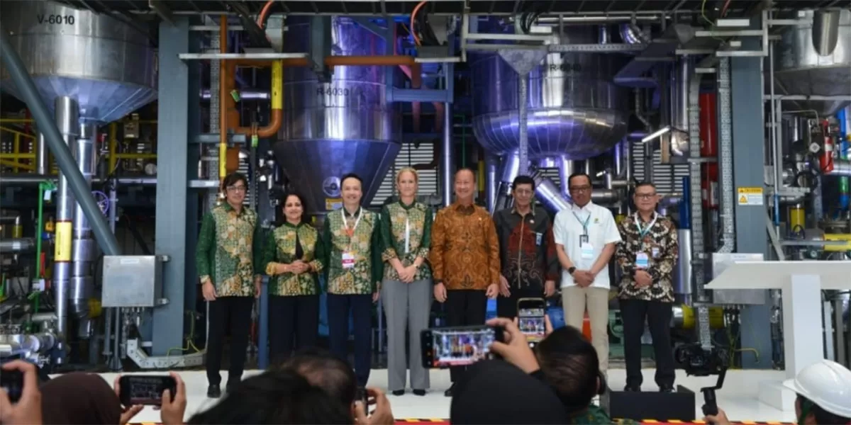 Shell meresmikan Pabrik Manufaktur Gemuk di Marunda, Bekasi, dengan kapasitas produksi hingga 12 kiloton per tahun. (Dok. Shell)