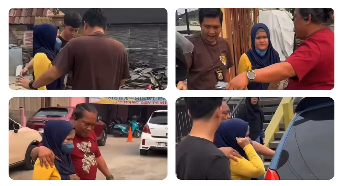 Pengasuh balita di Palembang diamankan polisi setelah diduga melakukan kekerasan terhadap anak berusia 2 tahun 11 bulan. (Instagram.com/palembangkulukilir)
