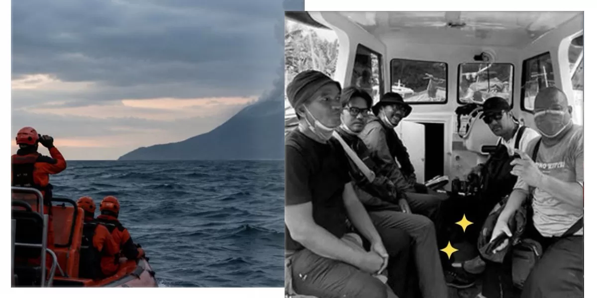 SAR Arupadatu I dihentikan setelah 10 hari pencarian. Keluarga Firdaus Wajidi mengaku telah mengikhlaskan kepergian jurnalis di Selat Sunda. (Instagram.com/@inpopmedia)