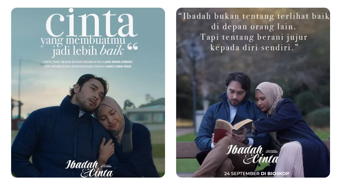 Sinopsis Ibadah dan Cinta mengikuti perjalanan Rico yang jatuh hati pada Santun, putri kyai yang membuatnya mulai belajar salat dan mencari makna hidup. (Dok. IMDb)