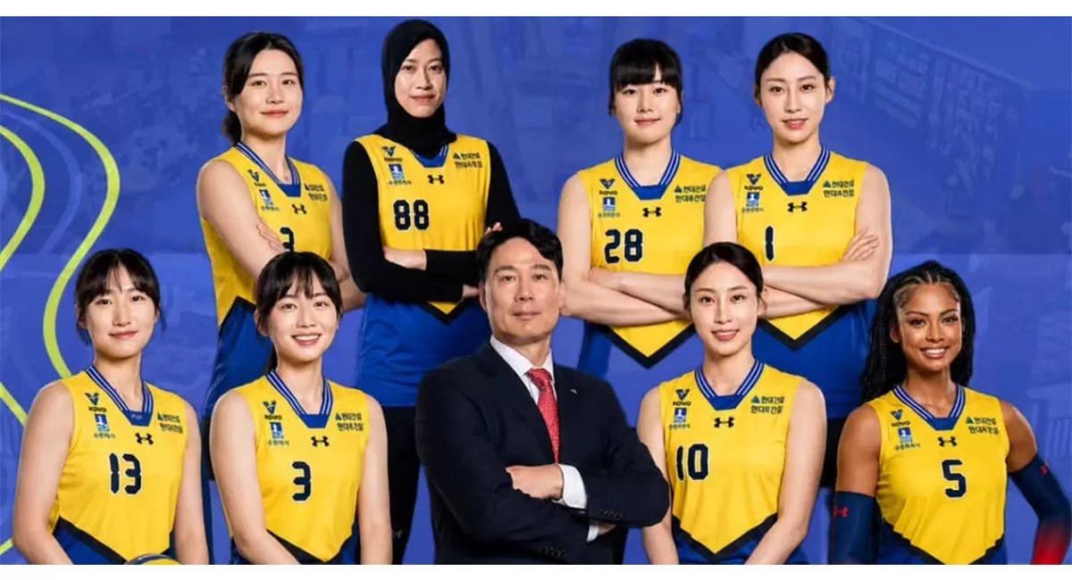 Megawati Hangestri bersiap menjalani KOVO Cup 2026 bersama Hyundai Hillstate, dengan dua lawan tangguh menanti di fase grup. (Instagram/hyundaihillstate.ina)