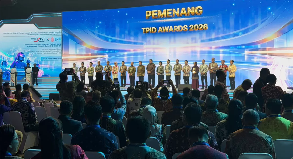 Pengumuman TPID Awards 2026 berlangsung dalam rangkaian FEKDI x IFSE 2026 di JICC, Senayan, Jakarta, Kamis, 24 September 2026. (Dok. BI Tasikmalaya)