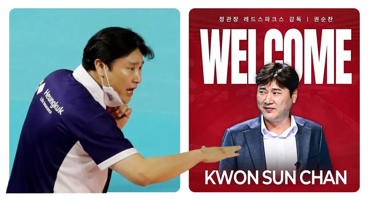 Kwon Soon Chan resmi menjadi pelatih baru Jung Kwan Jang Red Sparks menjelang KOVO Cup 2026 setelah tim mengalami gejolak internal. (Instgaram/red_sparks - Yonhap News)