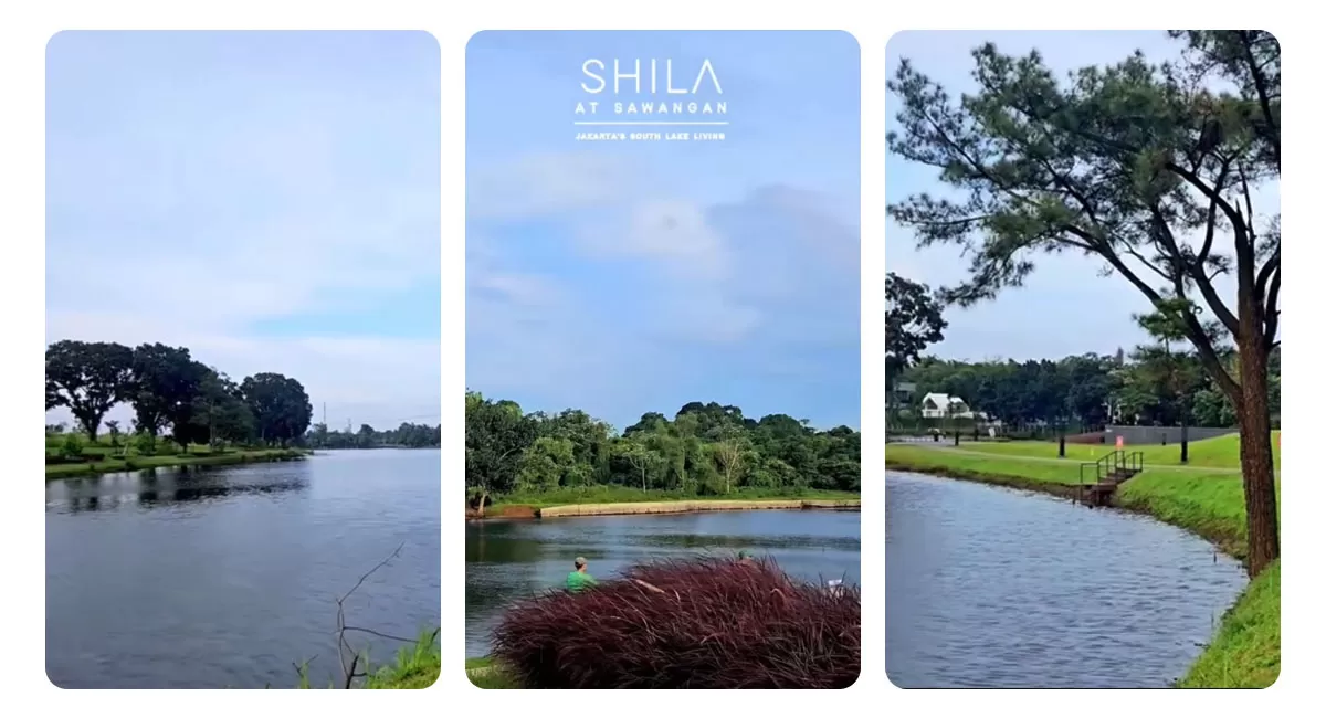 Shila at Sawangan menjadi tempat wisata Depok yang ramai dikunjungi, dengan danau, food court, area jogging, dan spot piknik. (Instagram/shilasawanganupdate)