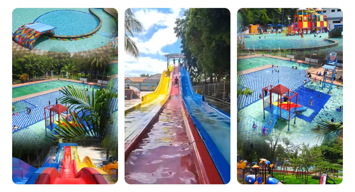 Taman Wisata Pasir Putih menjadi tempat wisata Depok dengan pilihan aktivitas keluarga, mulai dari waterpark, outbound, ATV hingga pemancingan. (Instagram/waterparkpasirputih)
