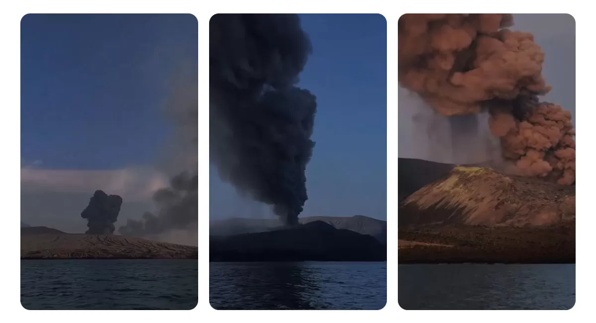 Gunung Anak Krakatau berstatus Level III Siaga sejak 9 Oktober 2026 pukul 21.00 WIB, dengan larangan aktivitas dalam radius 5 km. (Instagram/potraitlampung)