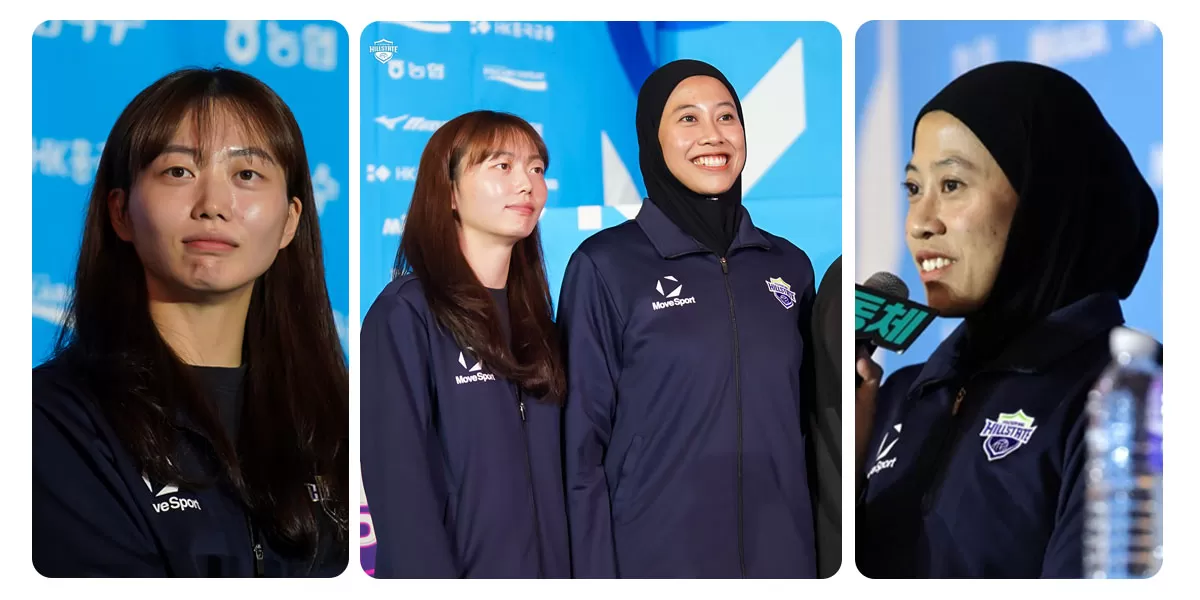 Kim Da In menyebut Megawati Hangestri dan Jordan Wilson sebagai andalan Hyundai Hillstate untuk menghadapi Liga Voli Korea 2026-2027. (Instagran/hdecvolleyballteam)
