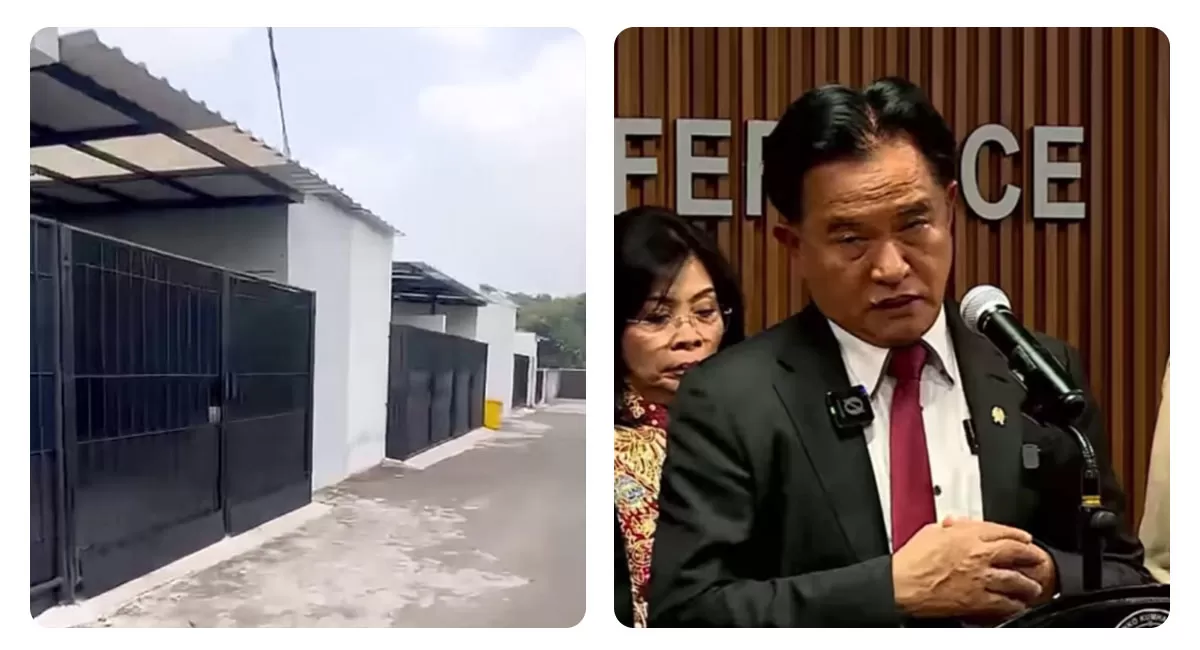 Yusril membuka peluang KPK, polisi, dan kejaksaan mengusut klaster mewah Lapas Cibinong meski Kalapas Wisnu Hani Putranto telah dicopot. (Instagram - Ombudsman - Yusril Ihza Mahendra)