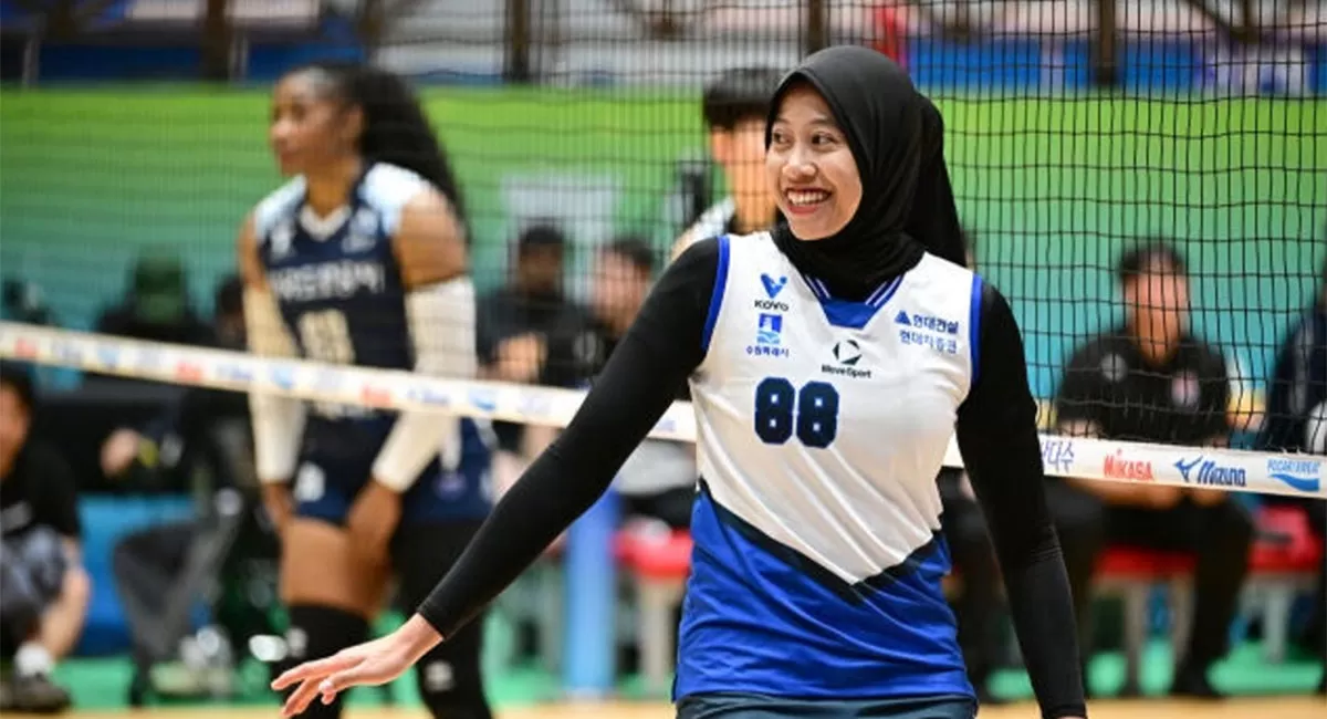 Megawati Hangestri mencetak 14 poin saat Hyundai Hillstate kalah 0-3 dari Hi Pass pada Kovo Cup 2026, Rabu, 14 Oktober 2026. (Dok. Kovo)