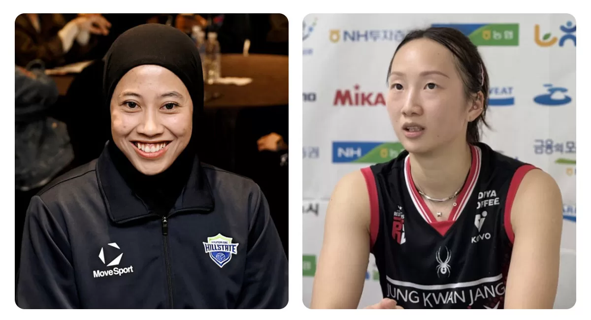 Zhong Hui mencetak 20 poin bersama Red Sparks saat menghadapi SOOP. Megawati Hangestri bersiap debut pada Rabu, 14 Oktober 2026, dengan idola yang sama, Kim Yeon Kyung. (Dok. Kovo)