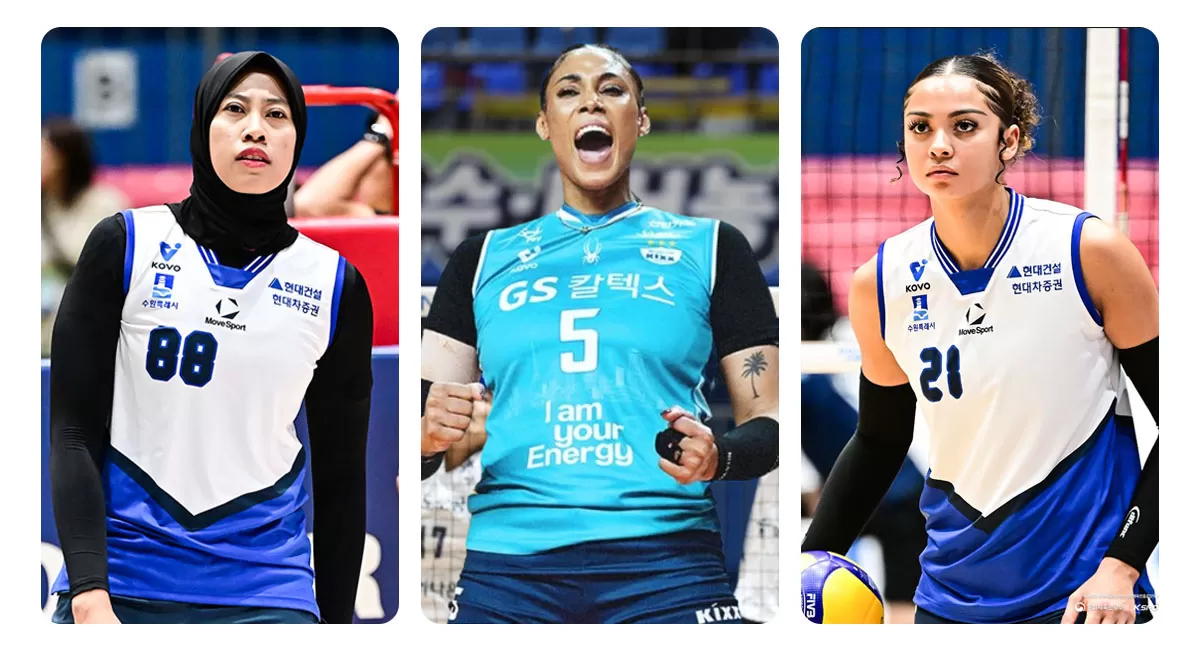 KOVO Cup 2026 mempertemukan Hyundai Hillstate vs GS Caltex pada Jumat, 16 Oktober 2026, pukul 17.00 WIB. Megawati Hangestri menghadapi laga penting demi tiket semifinal. (Instagram/hdecvolleyballteam - gscaltexkixx)