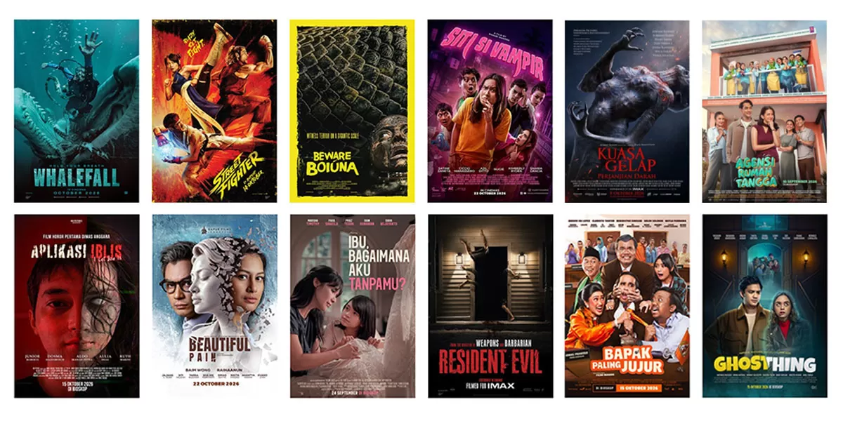 Ilustrasi - Jadwal film bioskop Tasik XXI Plaza Asia dan Transmart&nbsp;hari ini, Sabtu 17 Oktober 2026. Cek jam tayang, pilihan film dan harga tiket. (Dok. Cinema21)