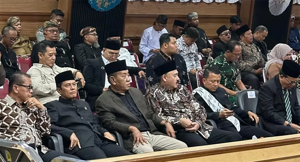 Anggota Komisi IV DPRD Jawa Barat, Arip Rachman, menghadiri peringatan HUT ke-25 Kota Tasikmalaya, Sabtu, 17 Oktober 2026. (Dok. DFK)
