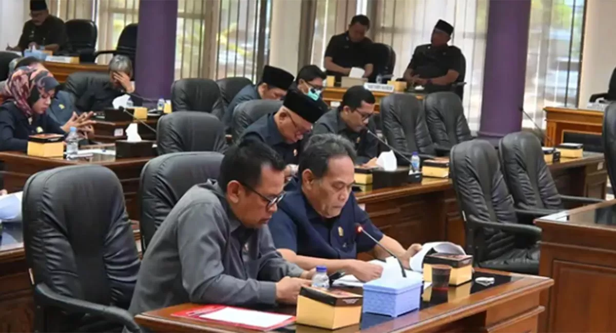 Rapat Paripurna DPRD Kabupaten Ciamis, Selasa (20/10/2026), membahas empat Raperda inisiatif DPRD dan perubahan aturan Kawasan Tanpa Rokok (KTR). (Dok. DPRD Ciamis)