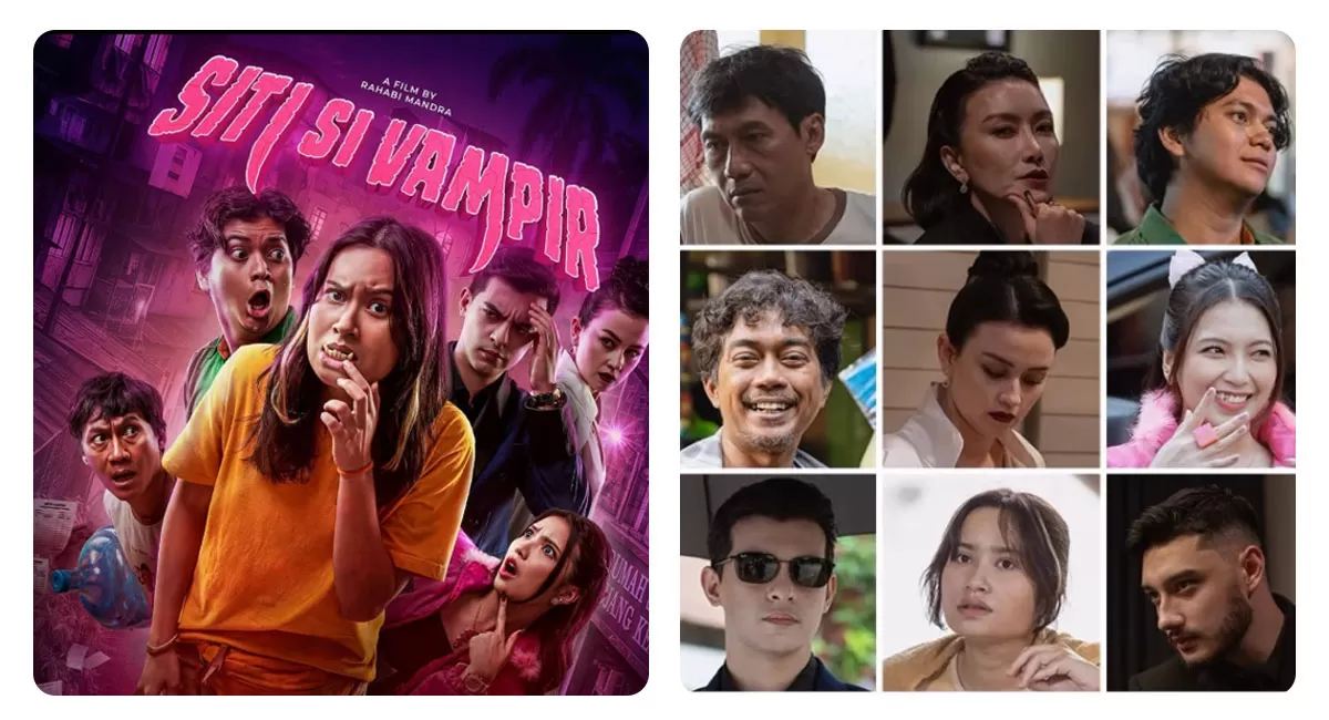 Film Siti Si Vampir dibintangi Satine Zaneta dan Ciccio Manassero, mengisahkan vampir bertaring terbalik yang menghadapi ancaman di rumah susun. (Instagram/pkfilms.id)