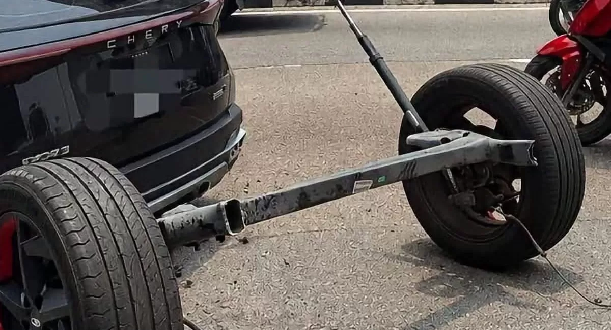 Chery Omoda 5 disorot setelah insiden patahnya as roda belakang di Malaysia memicu penyelidikan keselamatan dan penarikan kendaraan. (Facebook/JiangZhaoShang)