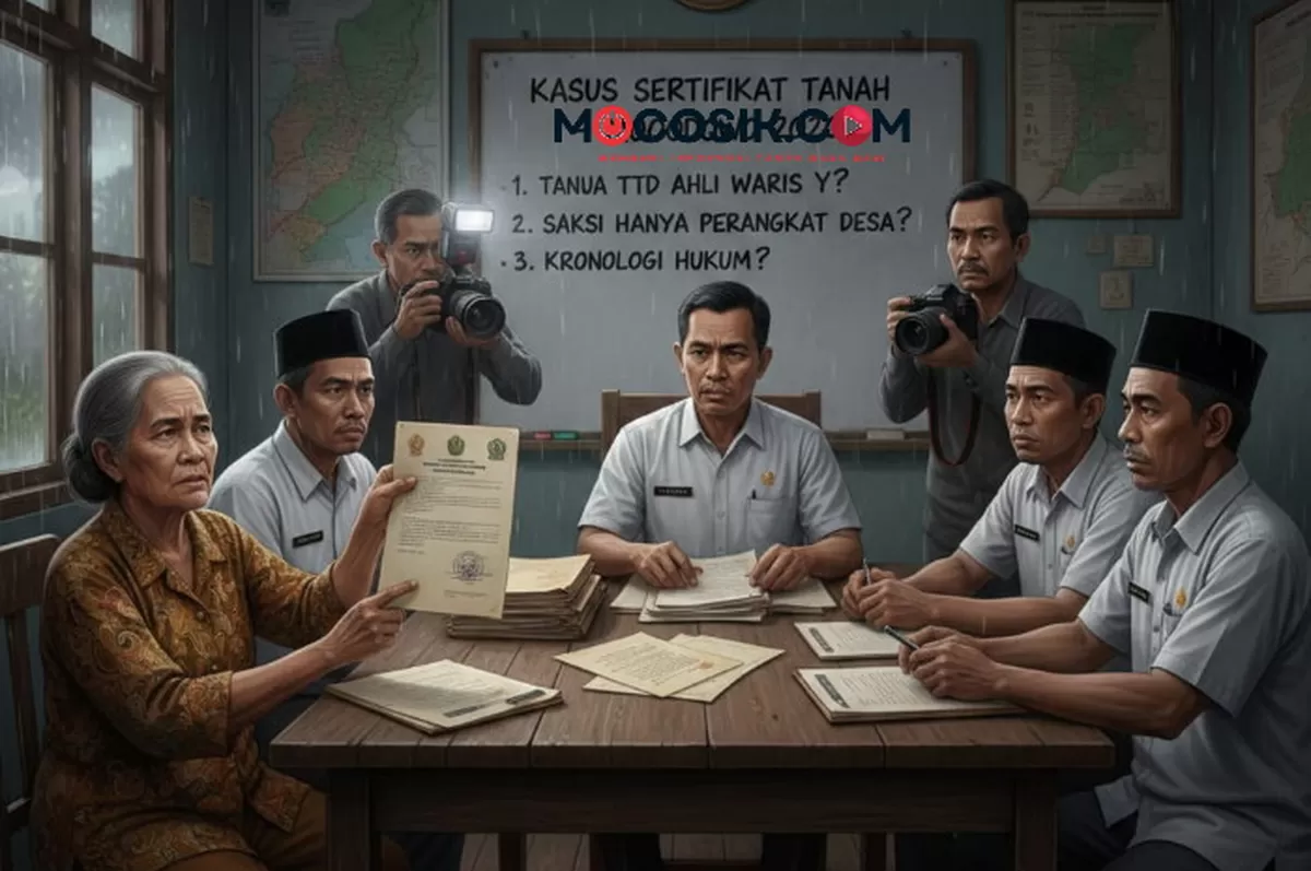 Ilustrasi Sertifikat Tanah Terbit 2020 Tanpa Tanda Tangan Ahli Waris (dok.istimewa)