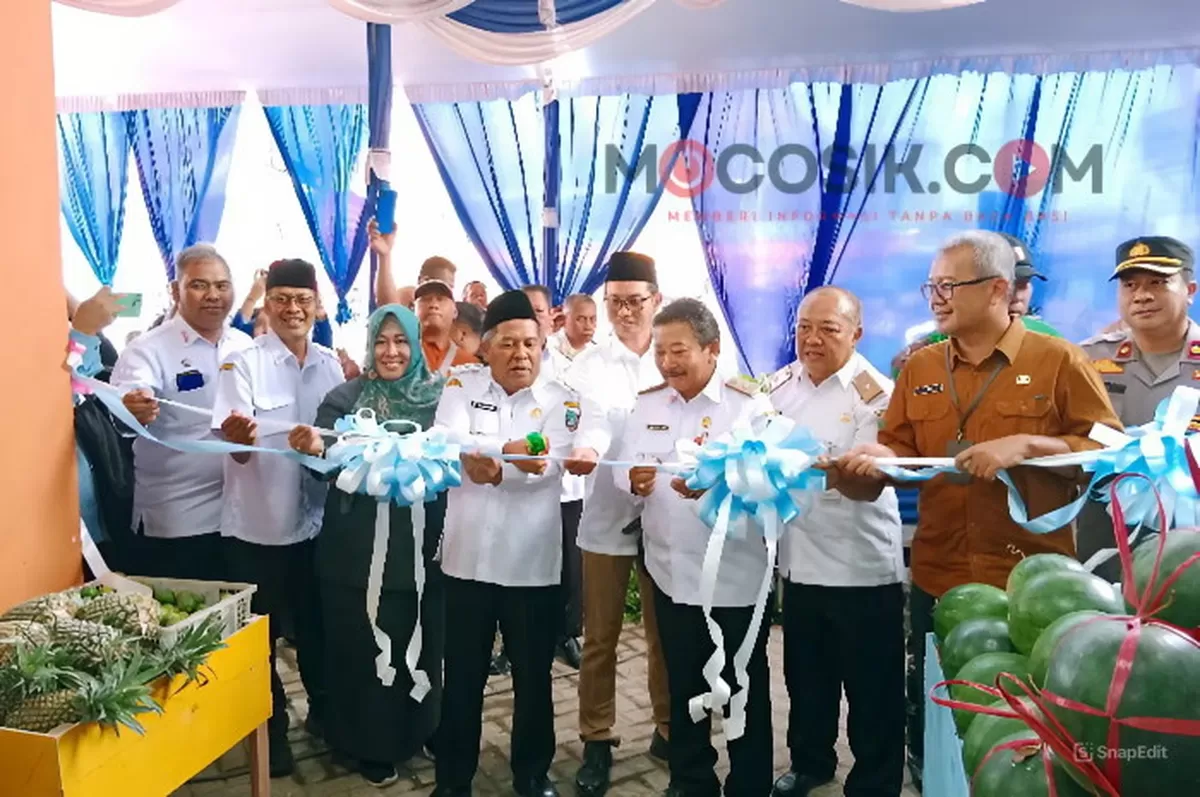 Wakil Bupati Jombang Salmanudin meresmikan Pasar Buah Ploso (Rudiyanto)