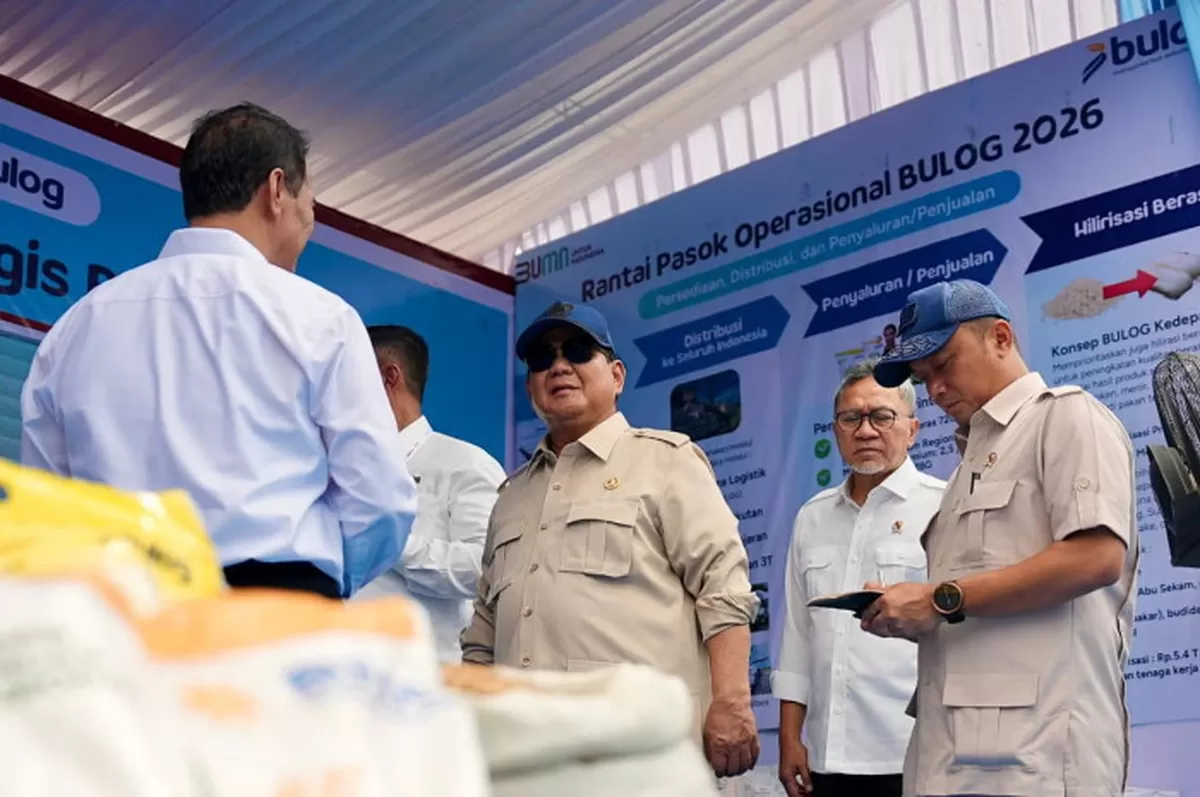 Prabowo Subianto, secara resmi mendeklarasikan Indonesia berhasil mencapai swasembada panganpada akhir 2025 (Promedia Teknologi Indonesia)