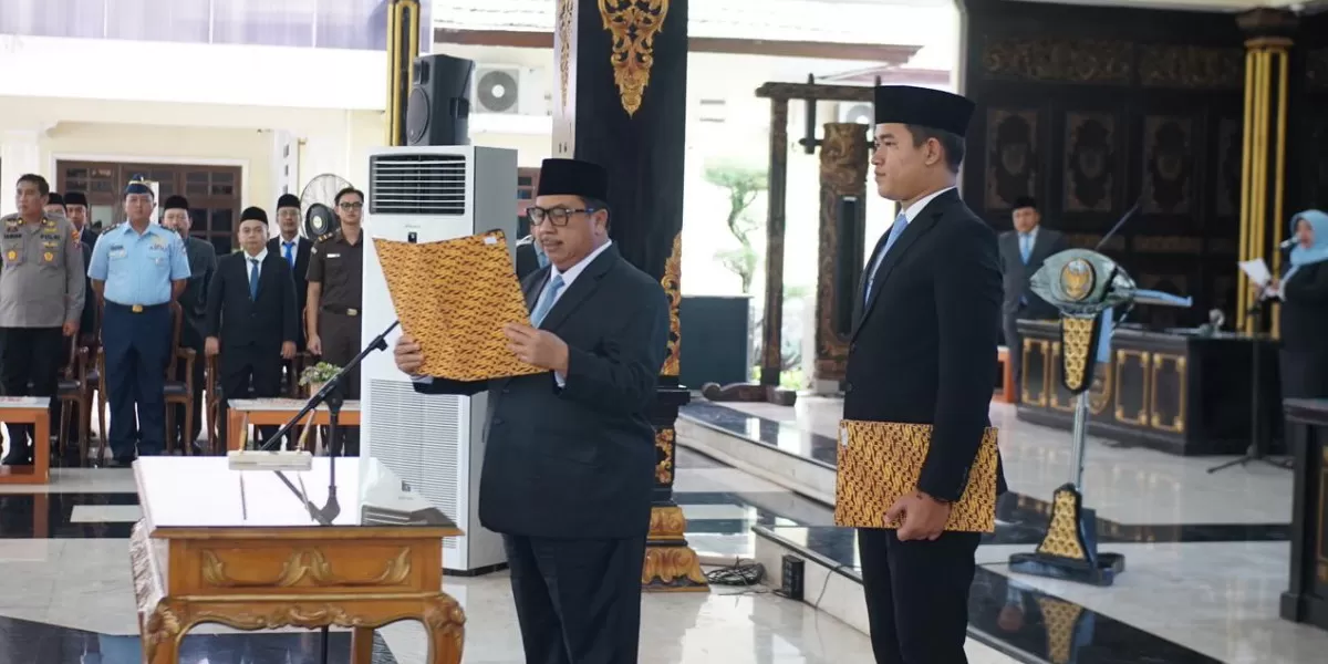 Bupati Jombang, Warsubi resmi melantik 84 pejabat manajerial untuk mengisi posisi strategis di lingkungan Pemerintah Kabupaten Jombang (Rudiyanto)