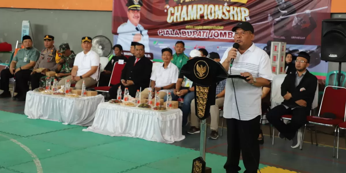 Jombang Pencak Silat Championship II Piala Bupati Jombang Tahun 2026 yang resmi dibuka oleh Wakil Bupati Jombang, M. Salmanudin (jombangkab.go.id)