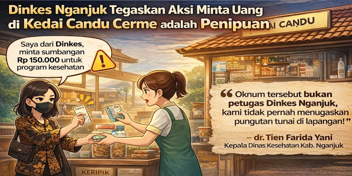 Pelaku UMKM di Kabupaten Nganjuk diminta waspada terhadap penipuan yang mengatasnamakan Dinas Kesehatan (nganjukkab.go.id)