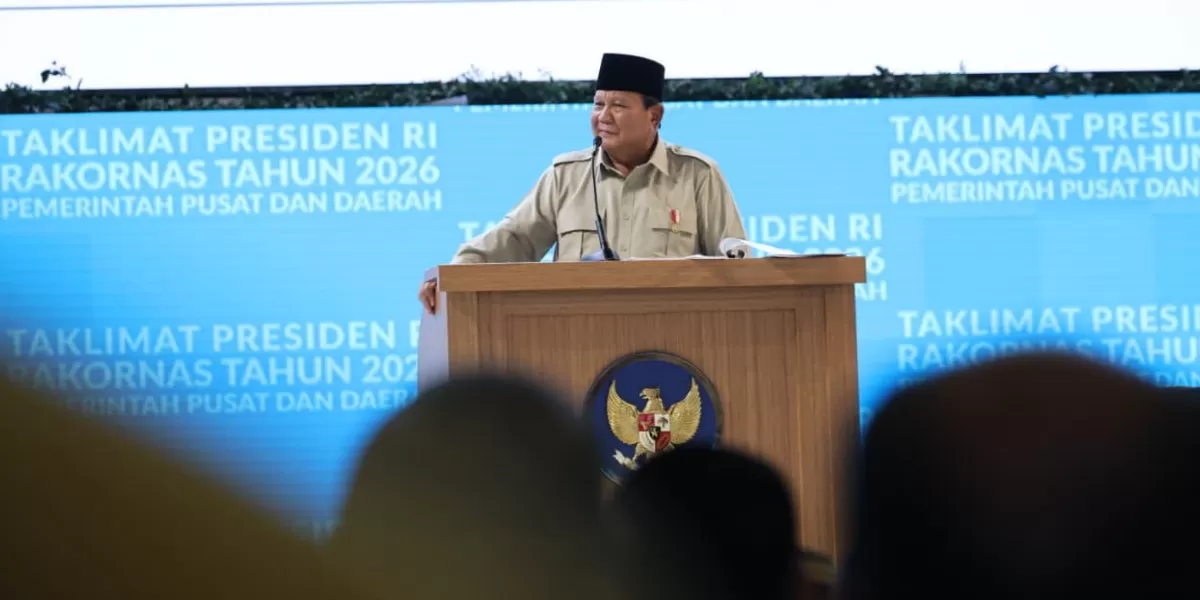 Prabowo dalam taklimat bersama kepala daerah se-Indonesia di Sentul, Bogor (Promedia Teknologi Indonesia)