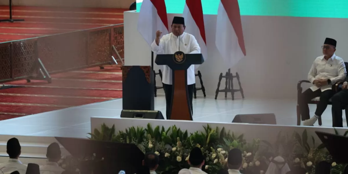 Prabowo Subianto mengajak seluruh elemen bangsa untuk bersatu memberantas korupsi. (Promedia Teknologi Indonesia)