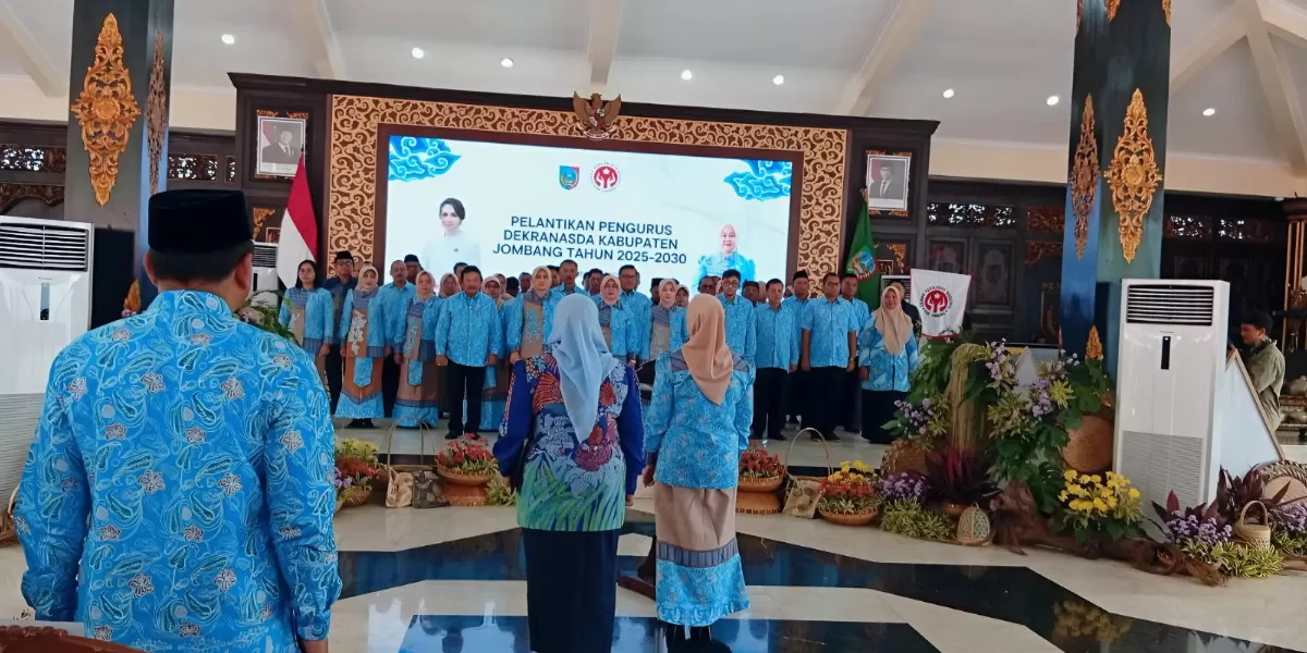 Pengurus Dekranasda Jombang masa bakti 2025&ndash;2030 resmi dilantik di Pendopo Kabupaten (Rudiyanto)
