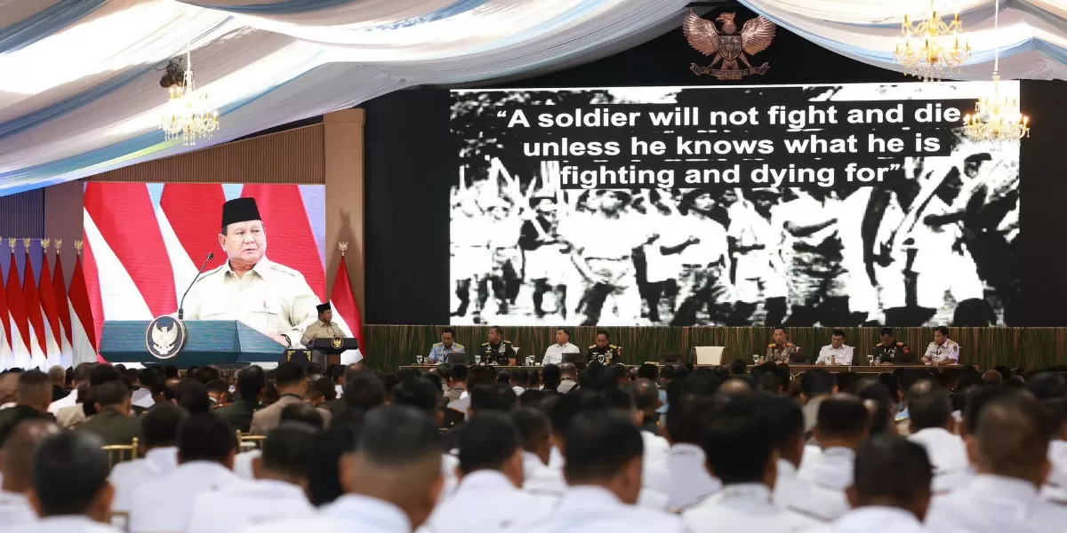 Prabowo Subianto menekankan kepada jajarannya agar mematuhi hukum yang berlaku dan meminta agar aparat hukum tidak menyalahgunakan wewenang (Promedia Teknologi Indonesia)