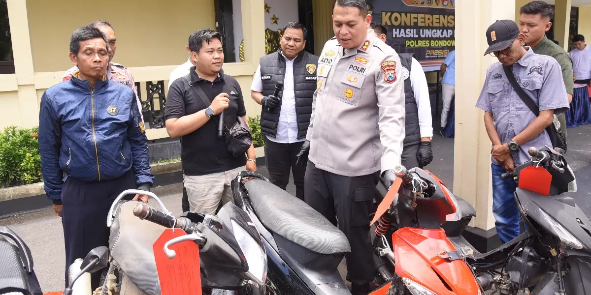 Polres Bondowoso berhasil mengungkap kasus curanmor di Jambesari Darus Sholah (Humas Polres Bondowoso)